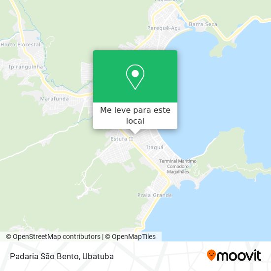 Padaria São Bento mapa