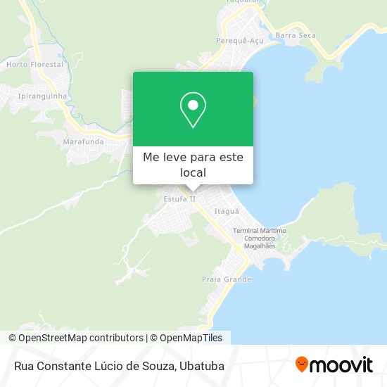 Rua Constante Lúcio de Souza mapa