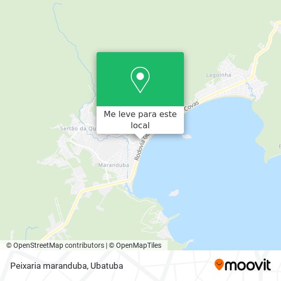 Peixaria maranduba mapa