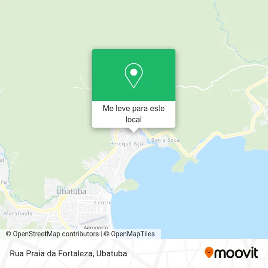 Rua Praia da Fortaleza mapa