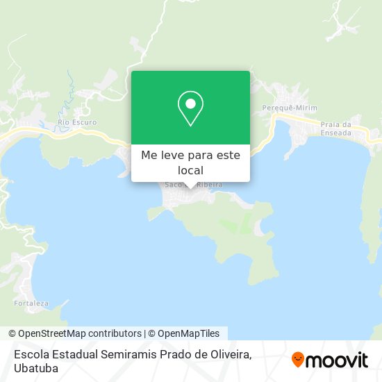 Escola Estadual  Semiramis Prado de Oliveira mapa
