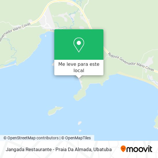 Jangada Restaurante - Praia Da Almada mapa