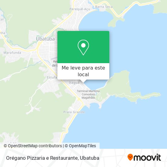 Orégano Pizzaria e Restaurante mapa