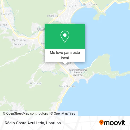Rádio Costa Azul Ltda mapa