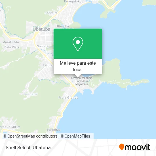 Shell Select mapa