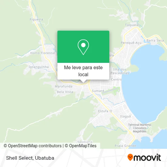 Shell Select mapa