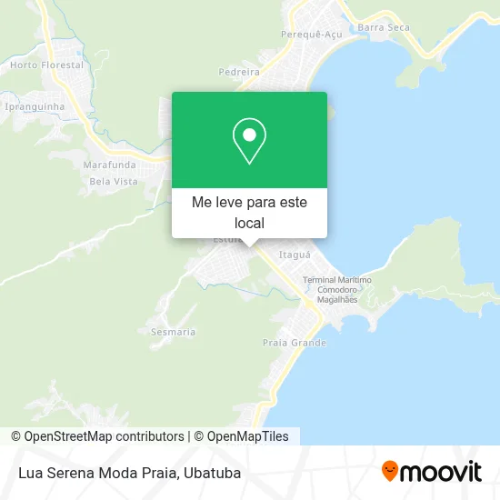 Lua Serena Moda Praia mapa