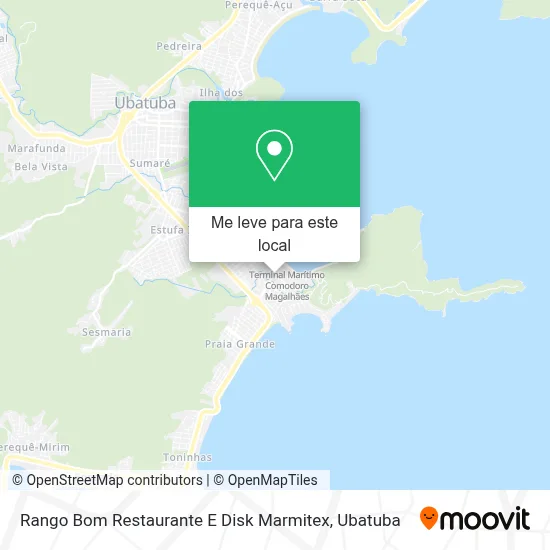 Rango Bom Restaurante E Disk Marmitex mapa