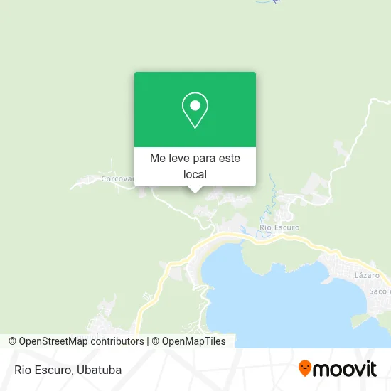 Rio Escuro mapa