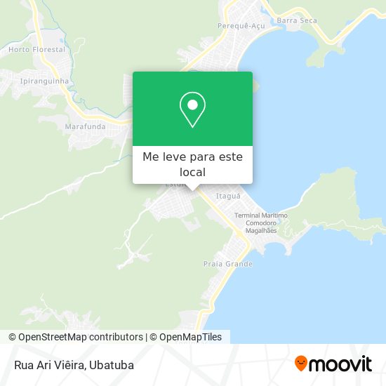 Rua Ari Viêira mapa