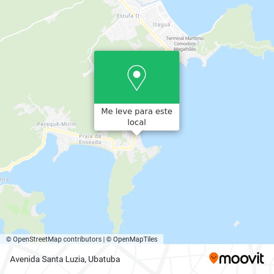 Avenida Santa Luzia mapa