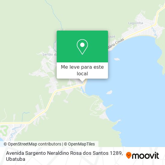 Avenida Sargento Neraldino Rosa dos Santos 1289 mapa