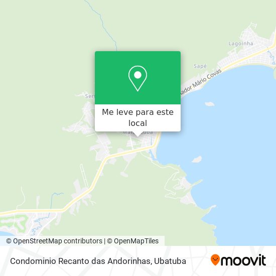 Condominio Recanto das Andorinhas mapa