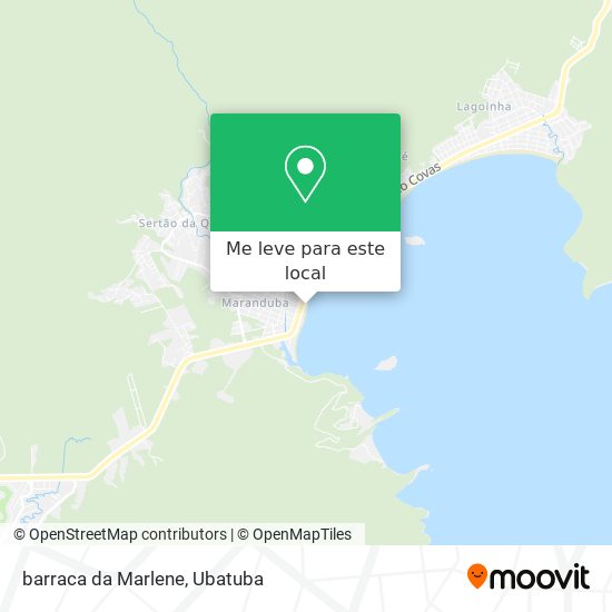 barraca da Marlene mapa