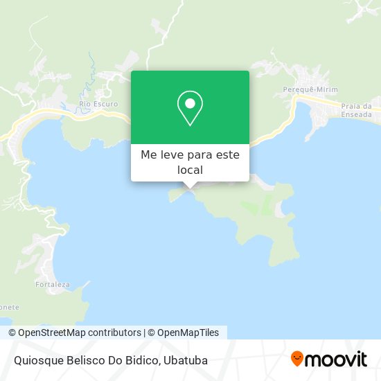 Quiosque Belisco Do Bidico mapa