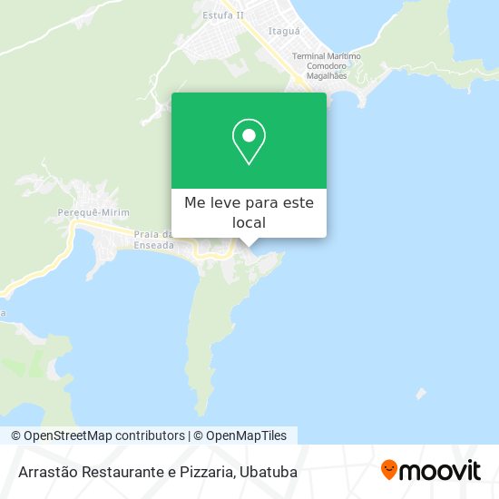 Arrastão Restaurante e Pizzaria mapa