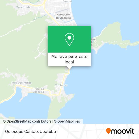 Quiosque Cantão mapa
