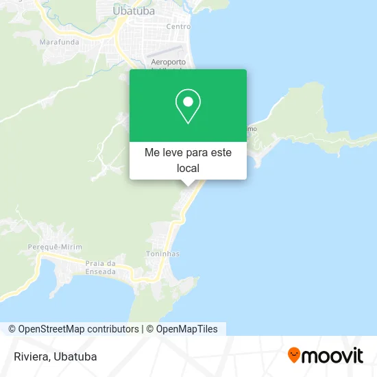 Riviera mapa