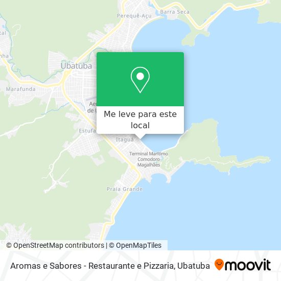 Aromas e Sabores - Restaurante e Pizzaria mapa