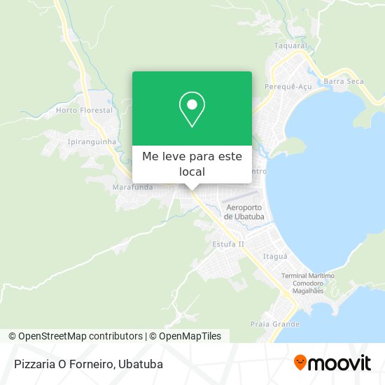 Pizzaria O Forneiro mapa