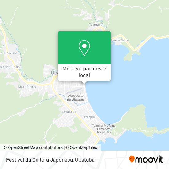 Festival da Cultura Japonesa mapa