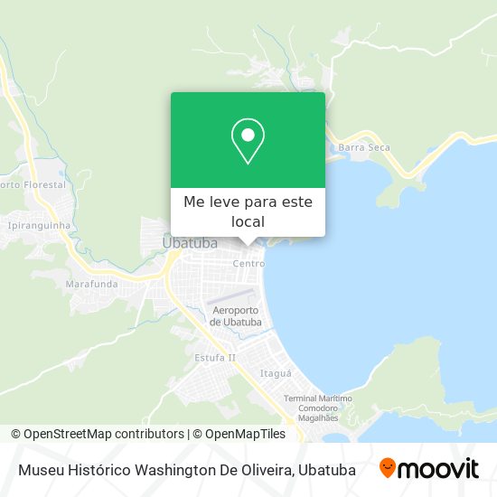 Museu Histórico Washington De Oliveira mapa