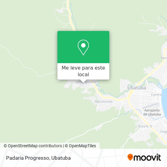 Padaria Progresso mapa