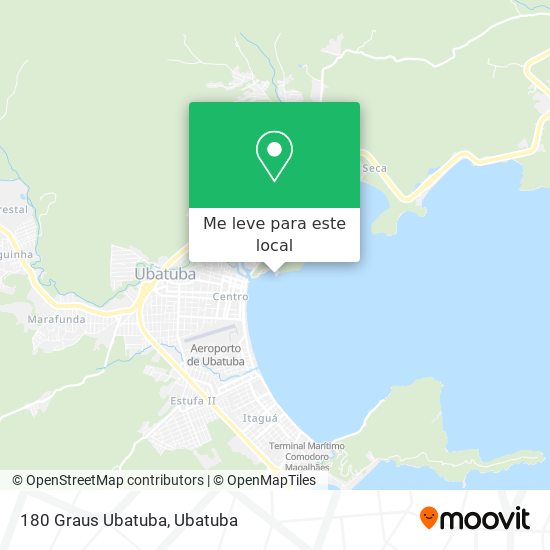 180 Graus Ubatuba mapa