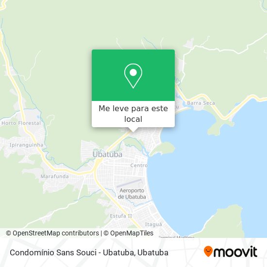 Condomínio Sans Souci - Ubatuba mapa