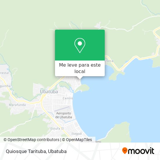 Quiosque Tarituba mapa