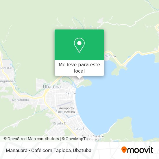 Manauara - Café com Tapioca mapa