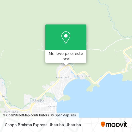 Chopp Brahma Express Ubatuba mapa