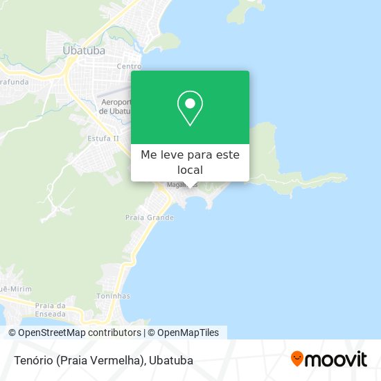 Tenório (Praia Vermelha) mapa