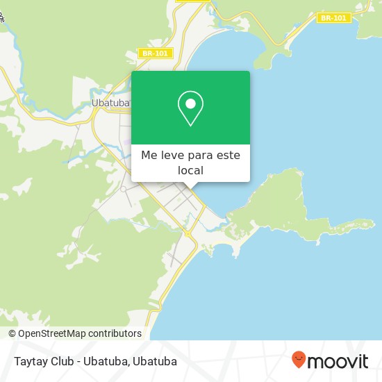 Taytay Club - Ubatuba mapa