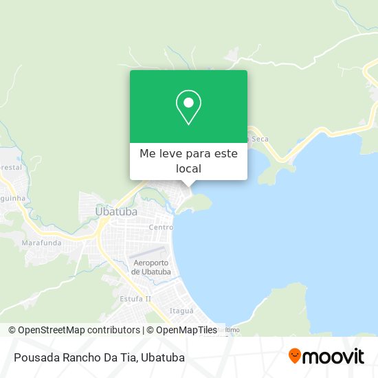 Pousada Rancho Da Tia mapa