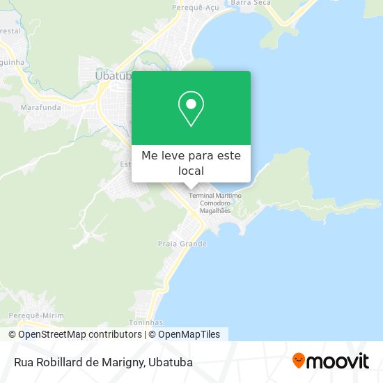 Rua Robillard de Marigny mapa
