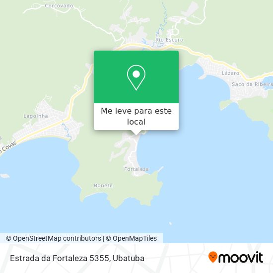 Estrada da Fortaleza 5355 mapa
