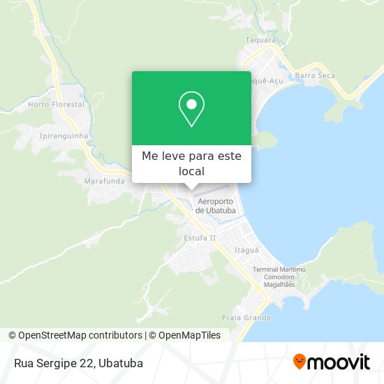 Rua Sergipe 22 mapa