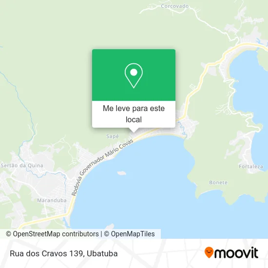 Rua dos Cravos 139 mapa