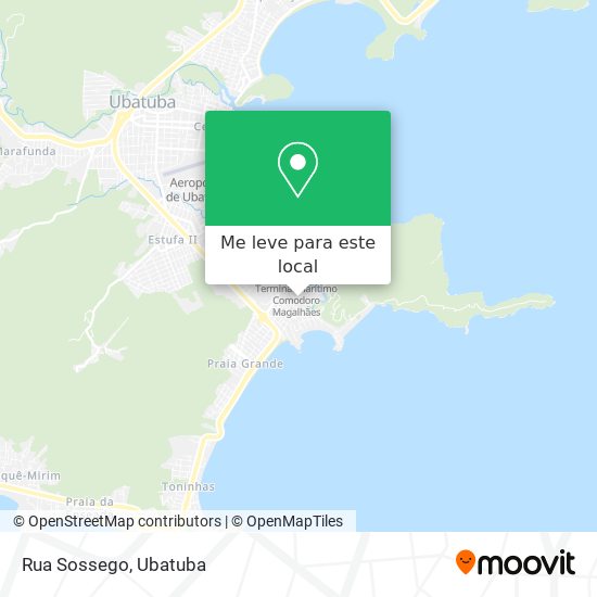 Rua Sossego mapa