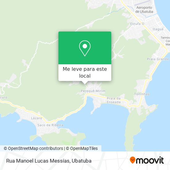 Rua Manoel Lucas Messías mapa