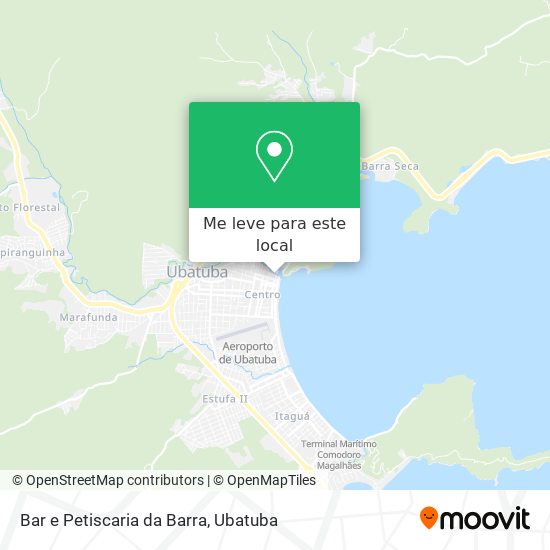 Bar e Petiscaria da Barra mapa