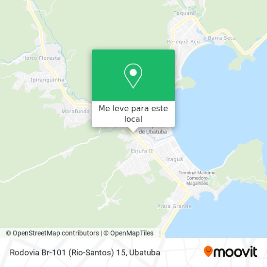 Rodovia Br-101 (Rio-Santos) 15 mapa