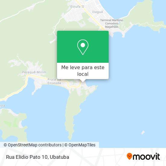 Rua Elídio Pato 10 mapa