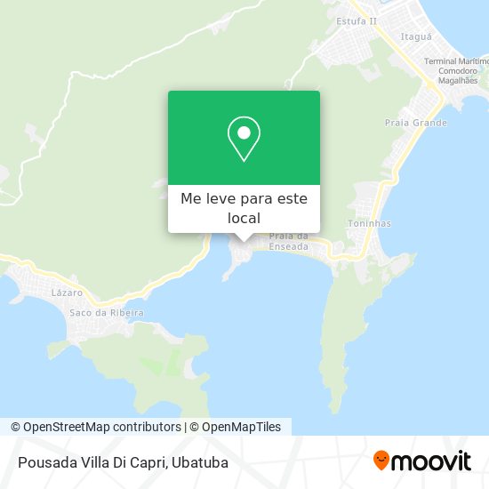 Pousada Villa Di Capri mapa