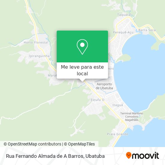Rua Fernando Almada de A Barros mapa