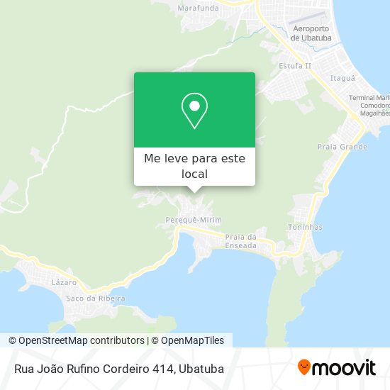 Rua João Rufino Cordeiro 414 mapa