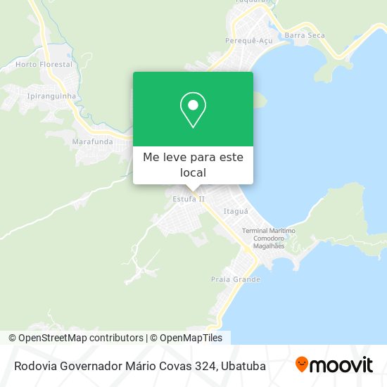 Rodovia Governador Mário Covas 324 mapa