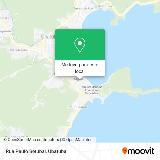 Rua Paulo Setúbal mapa