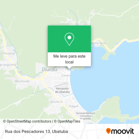 Rua dos Pescadores 13 mapa